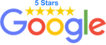 Five-star Google reviews