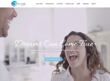 Blu Belle Finance website
