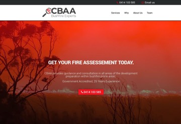 CBAA Bushfire website