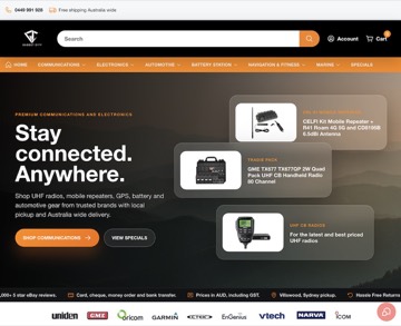Gadget City ecommerce website